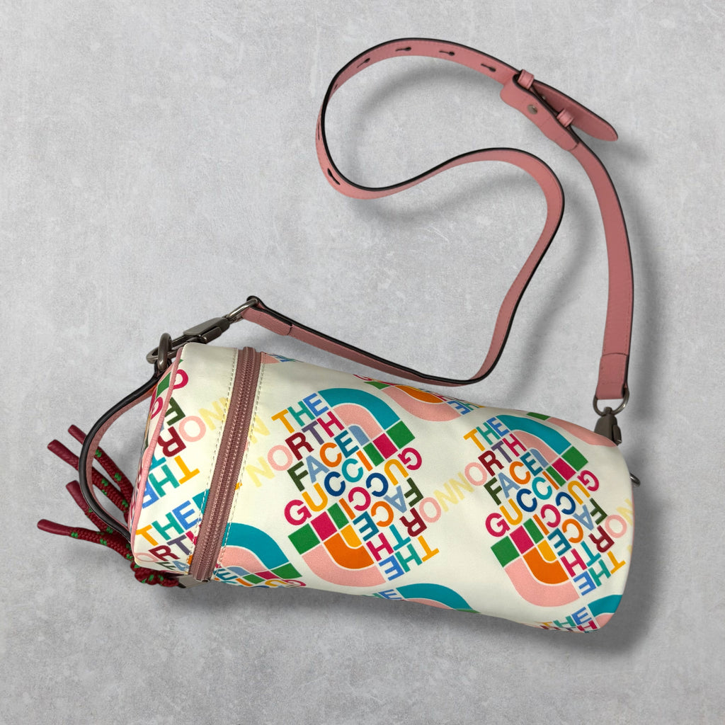 Gucci x TNF Ivory Cylinder Bag