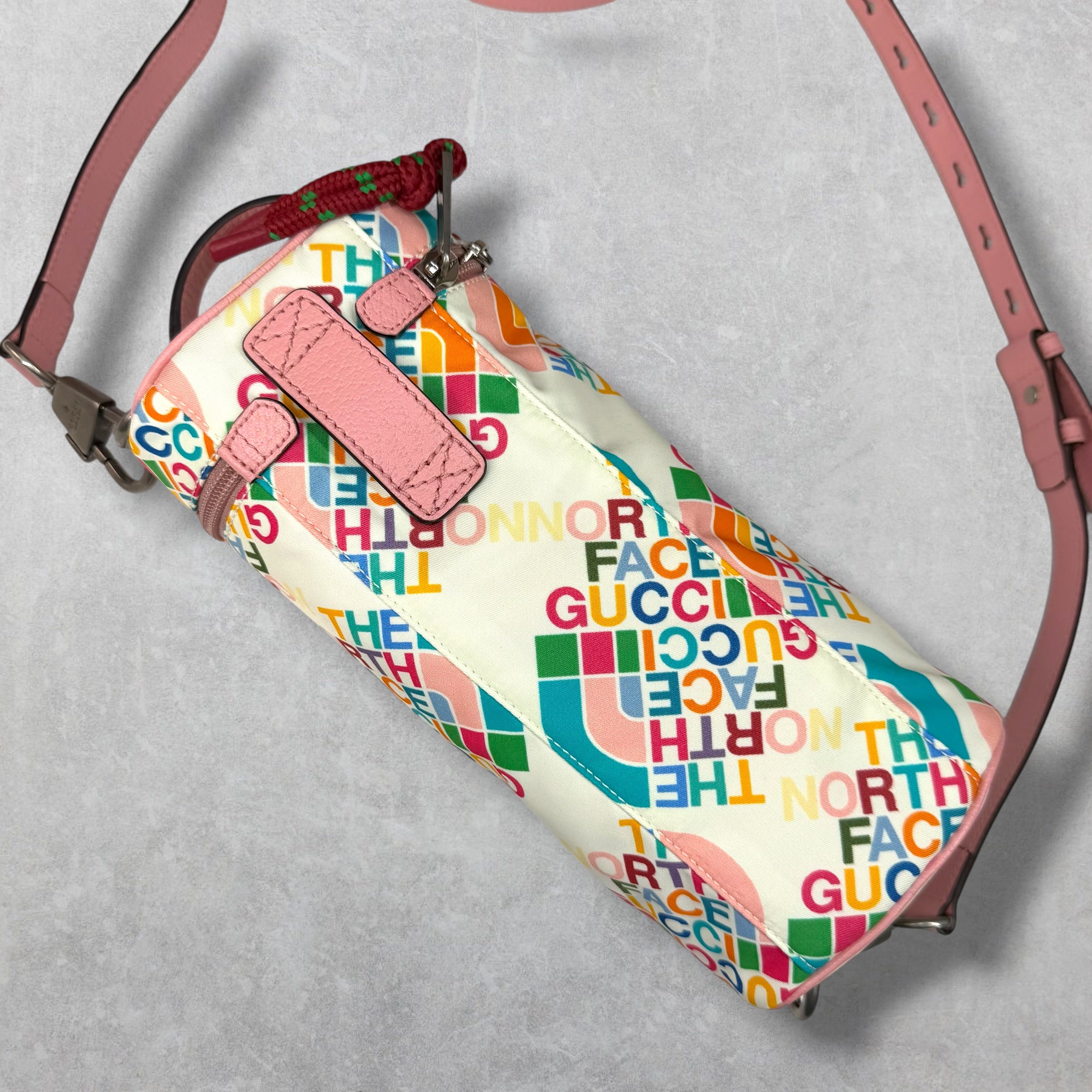 Gucci x TNF Ivory Cylinder Bag