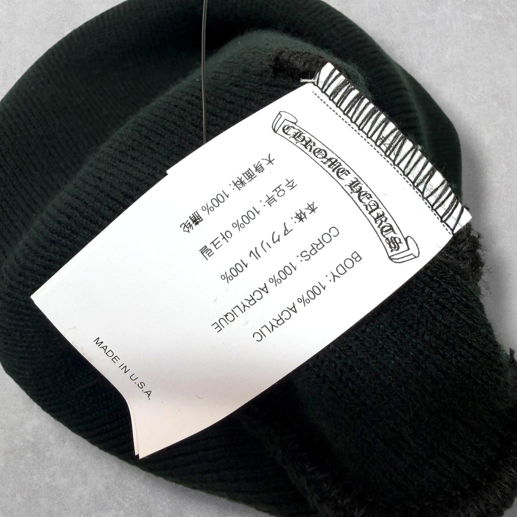 Chrome Hearts Logo Black Beanie