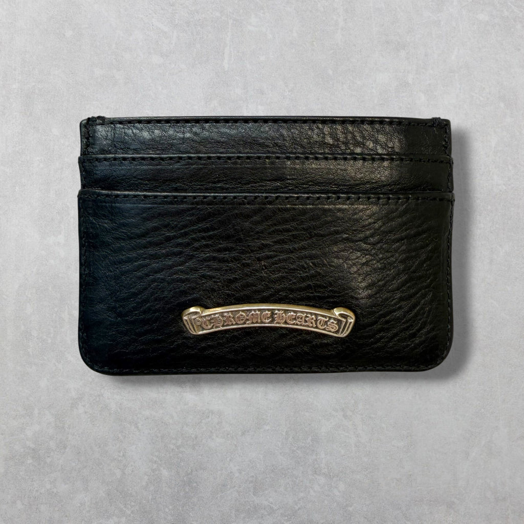 Chrome Hearts Scroll Leather Cardholder