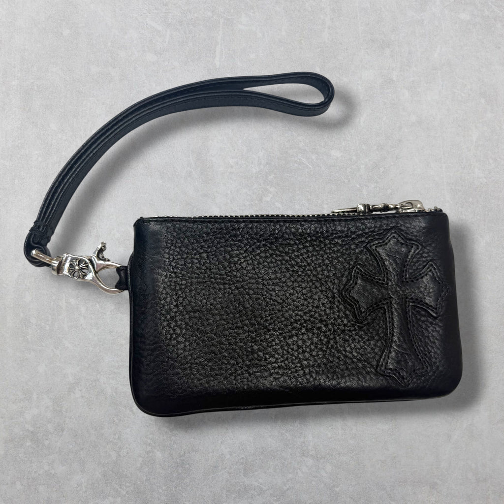 Chrome Hearts Cross Patch Loop Zip Wallet