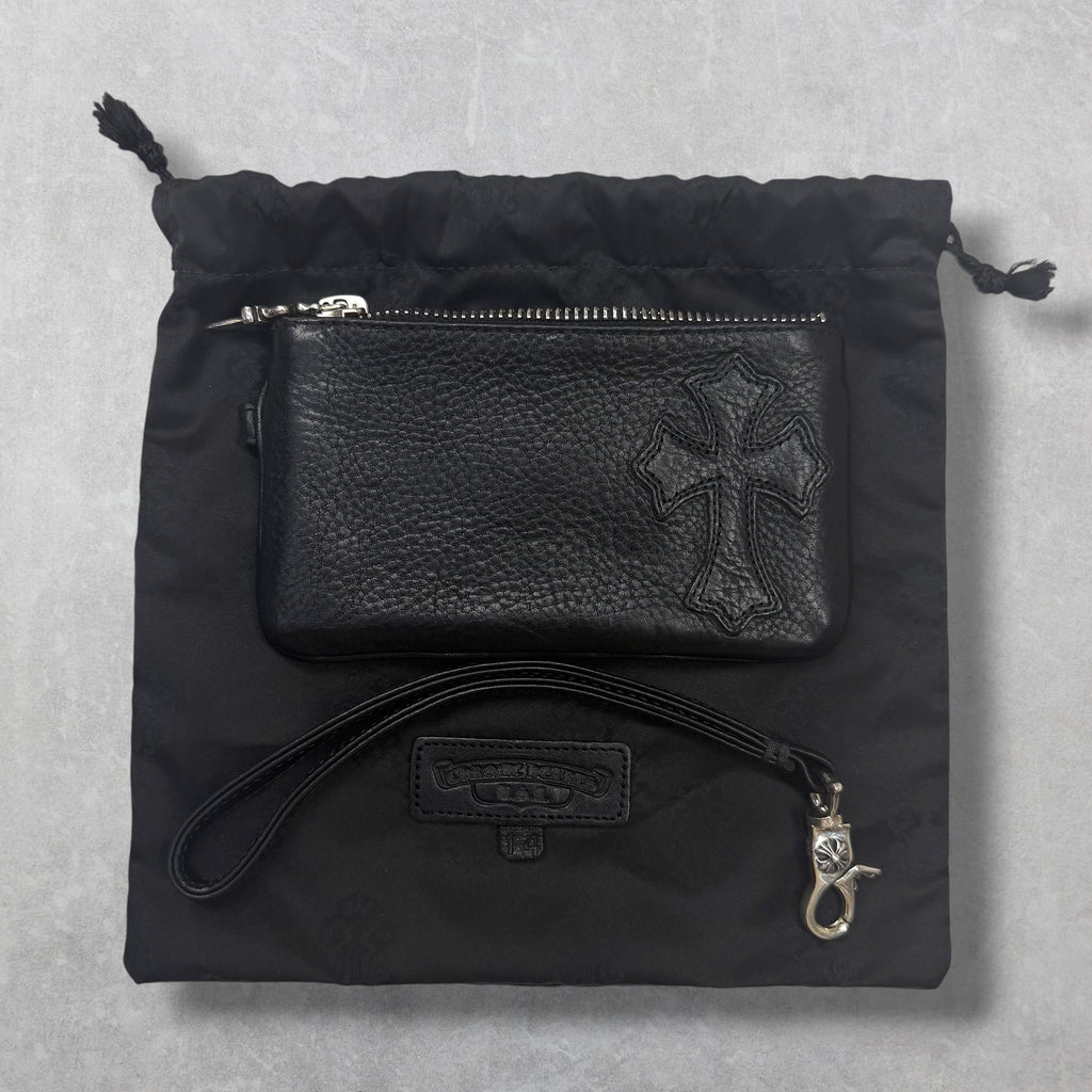 Chrome Hearts Cross Patch Loop Zip Wallet