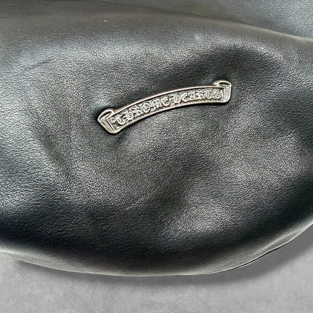 Chrome Hearts Leather Drawstring Bucket Bag