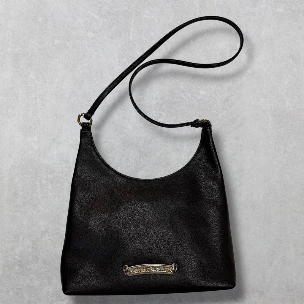 Chrome Hearts VIV Dagger Black Leather Handbag