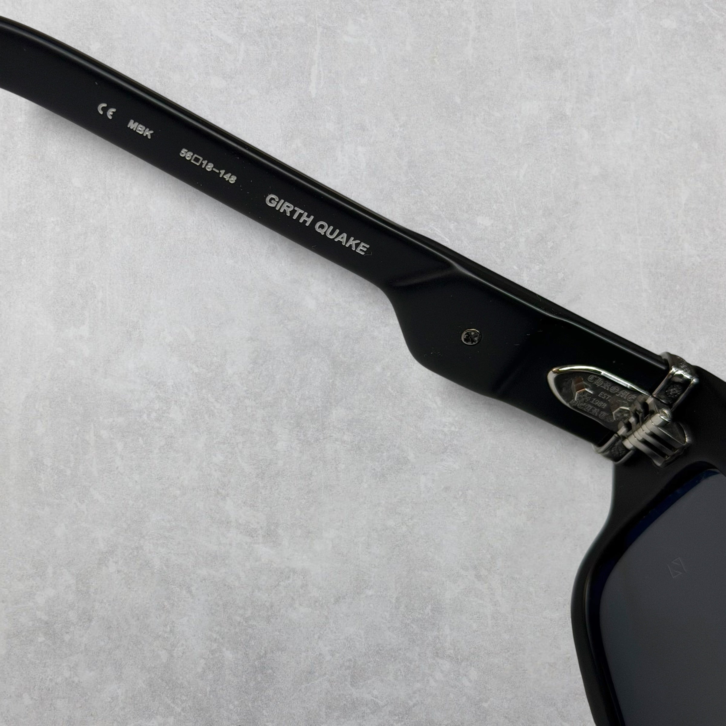 Chrome Hearts Girth Quake Black Sunglasses
