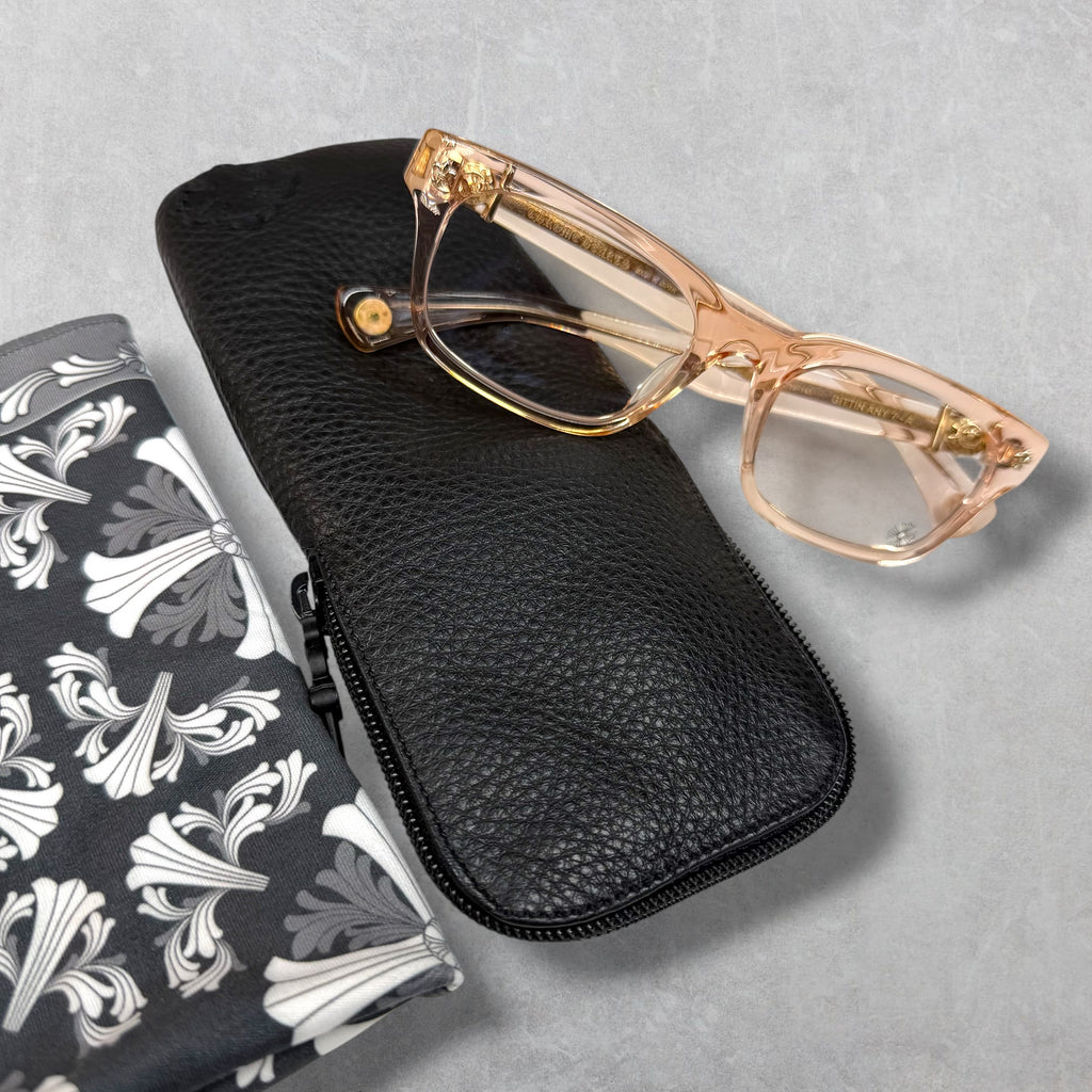 Chrome Hearts Gittin Any? Pink Crystal Glasses