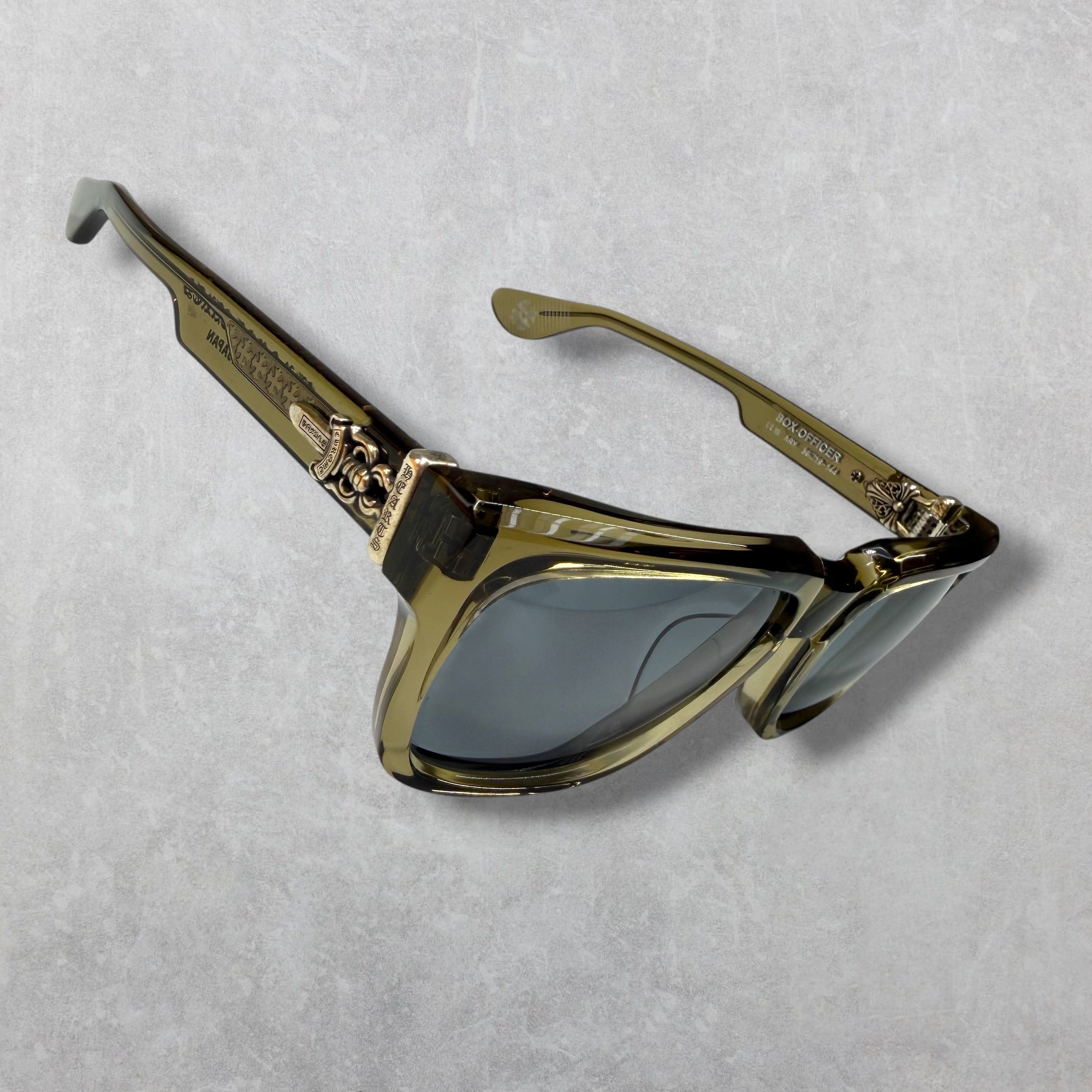 Chrome Hearts Box Officer Army Sunglasses