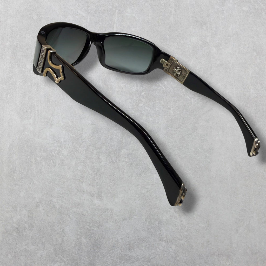 Vintage Chrome Hearts Fix 2 Diamond Sunglasses
