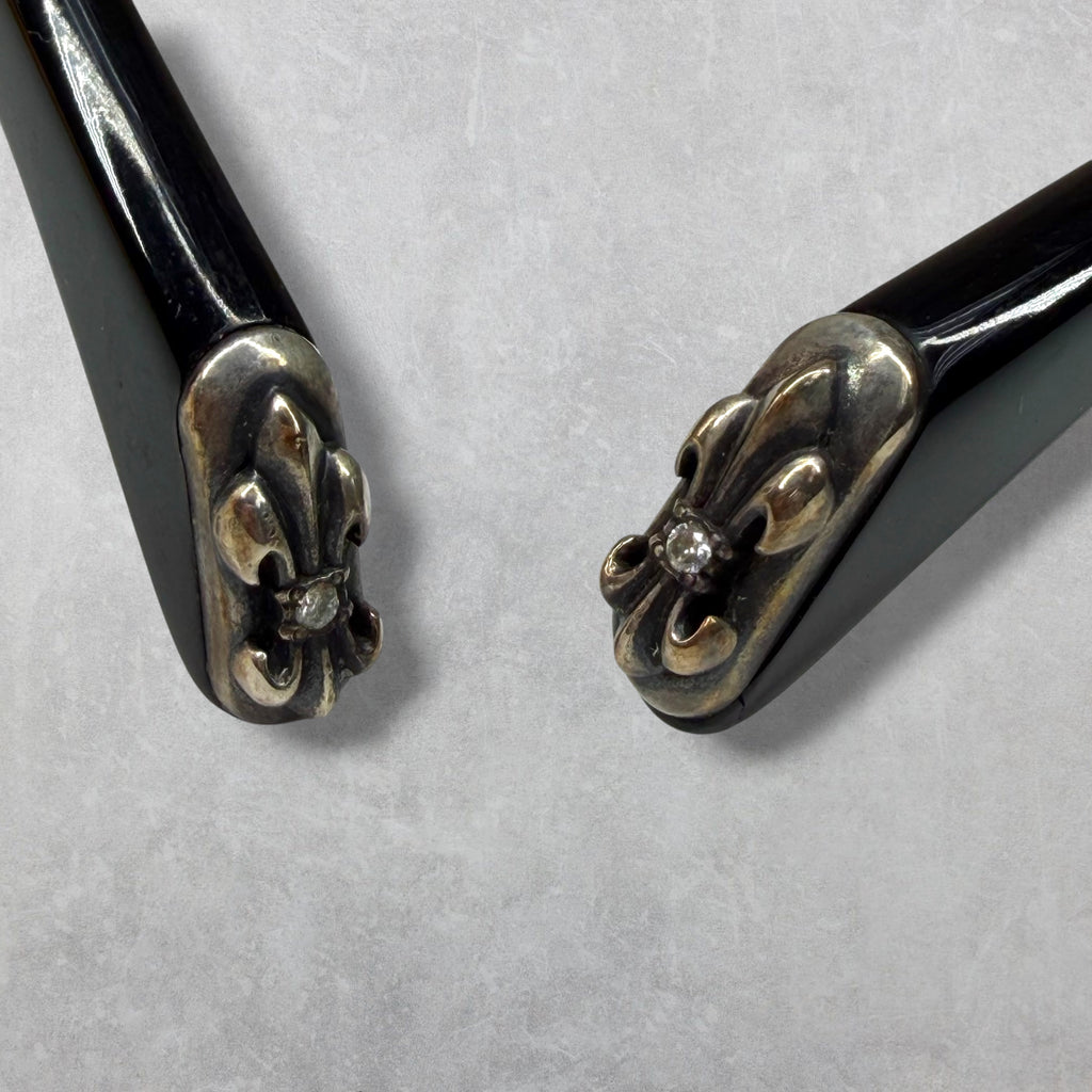 Vintage Chrome Hearts Fix 2 Diamond Sunglasses