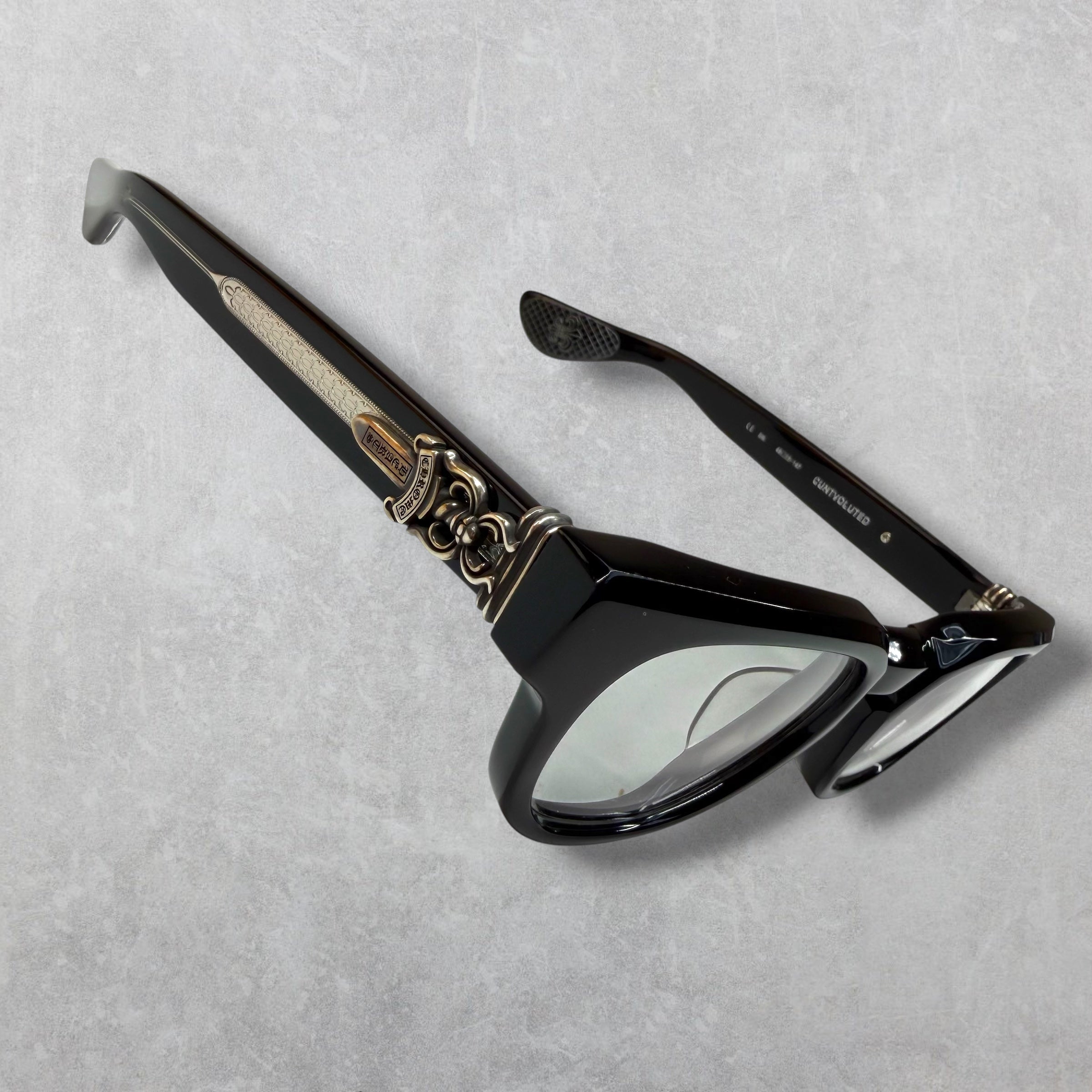 Chrome Hearts Cuntvoluted Black Glasses