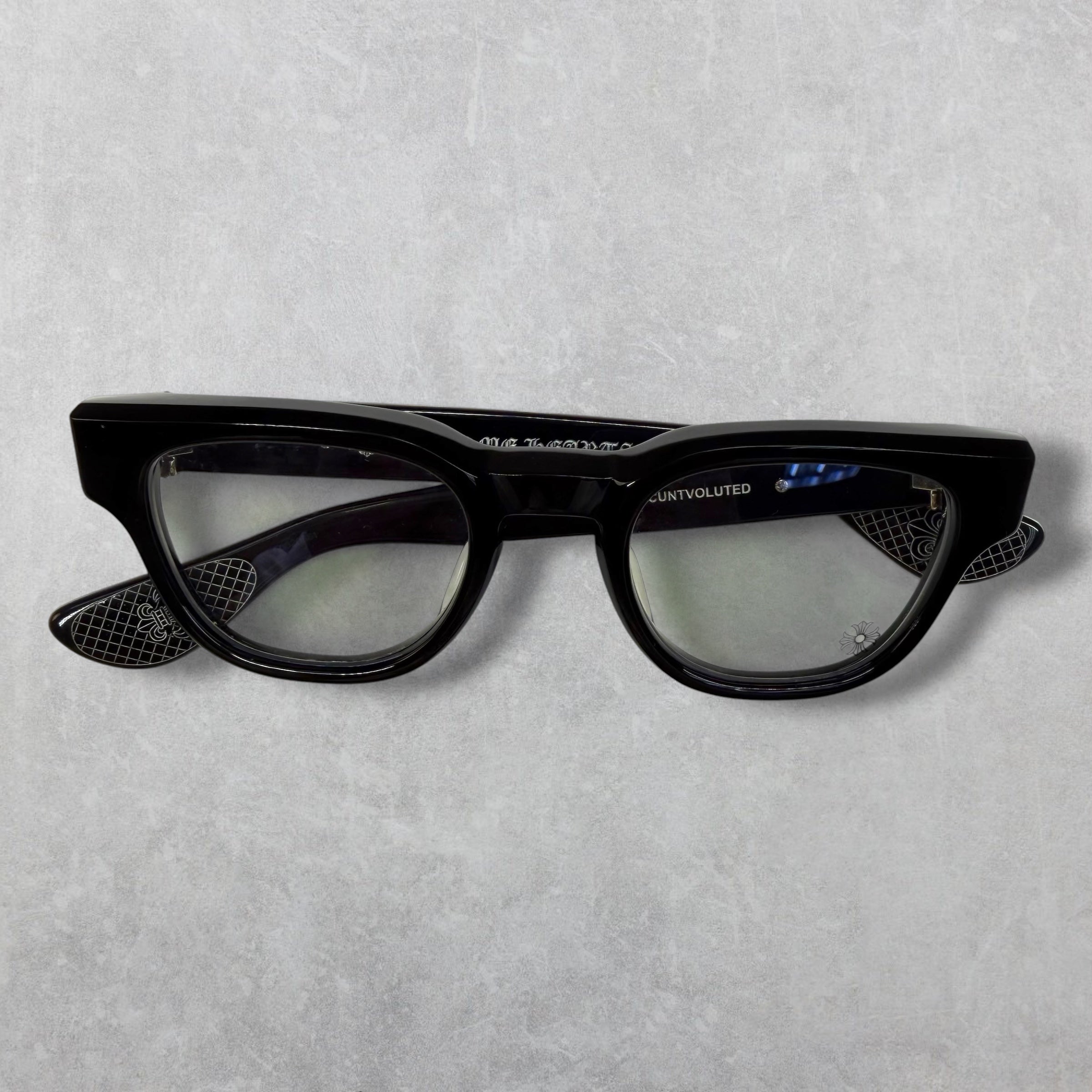Chrome Hearts Cuntvoluted Black Glasses