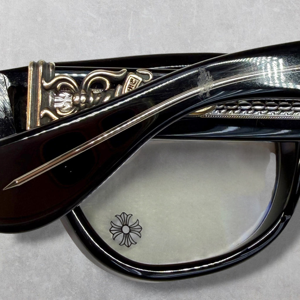 Chrome Hearts Cuntvoluted Black Glasses