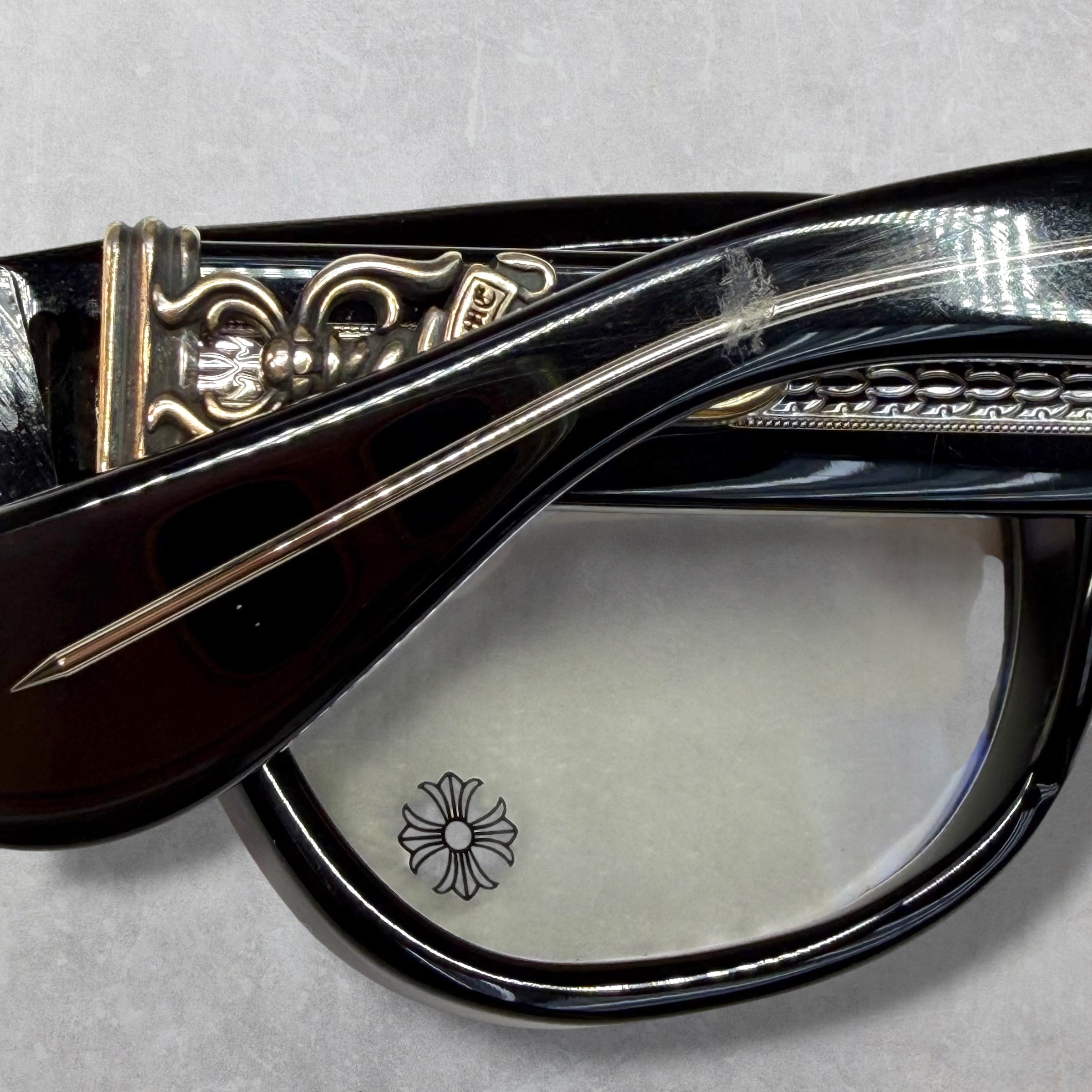 Chrome Hearts Cuntvoluted Black Glasses