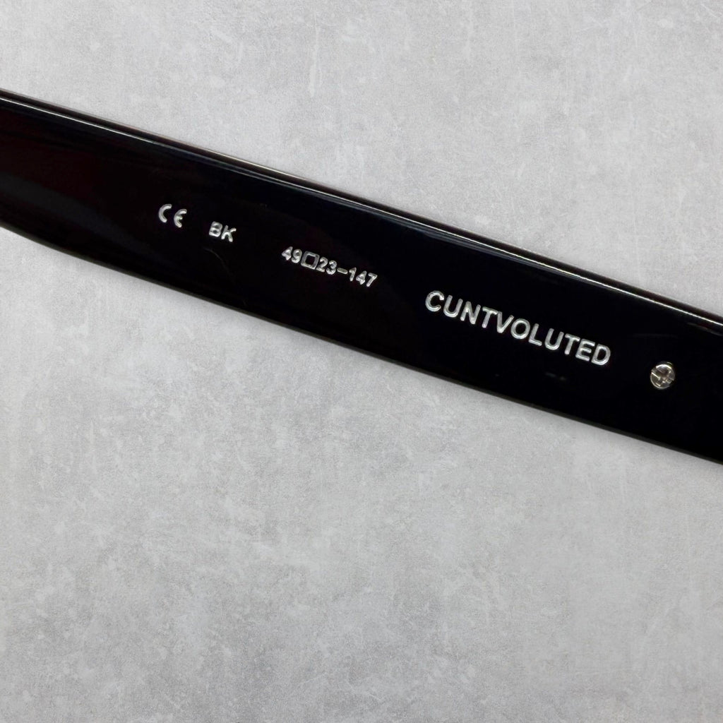 Chrome Hearts Cuntvoluted Black Glasses