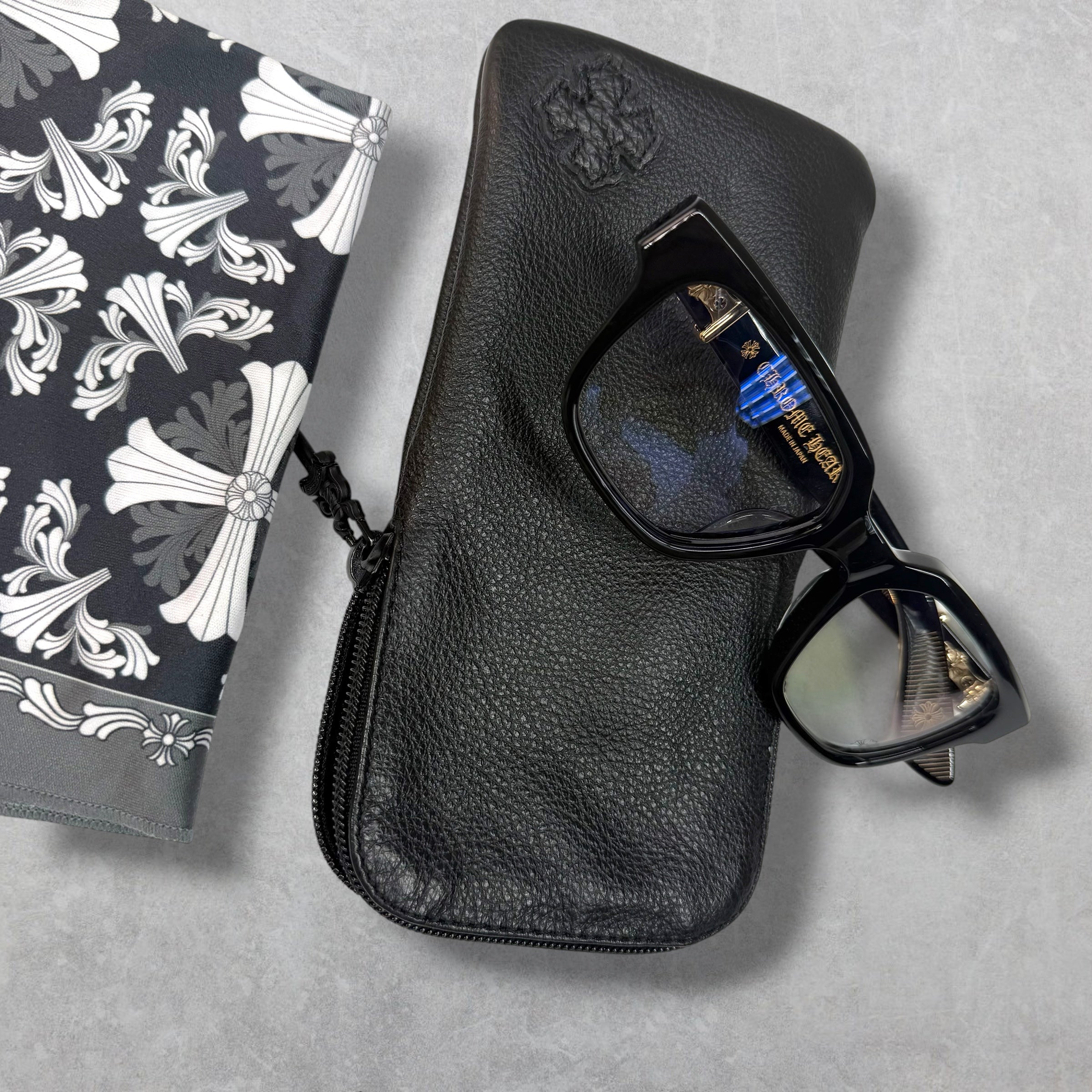 Chrome Hearts Vagillionaire II Black Glasses