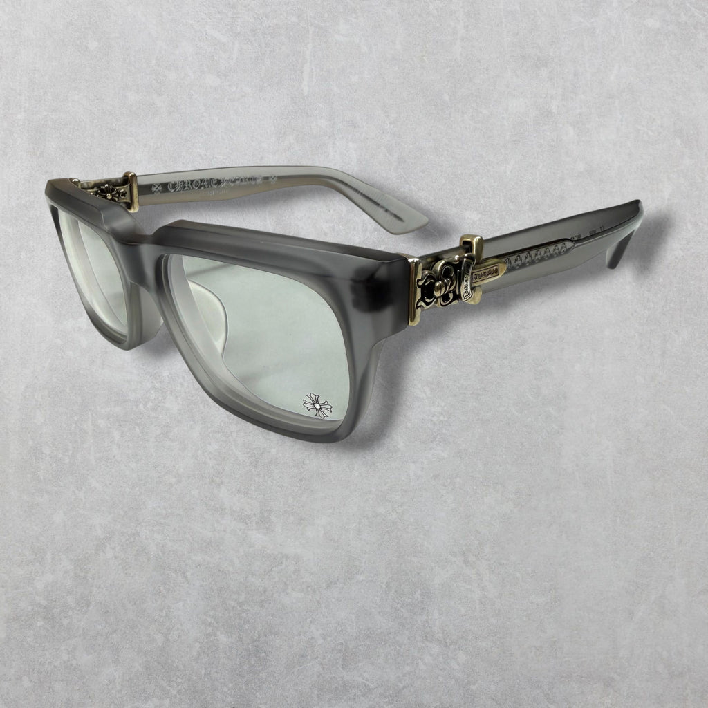 Chrome Hearts Vagillionaire I Matte Grey Glasses