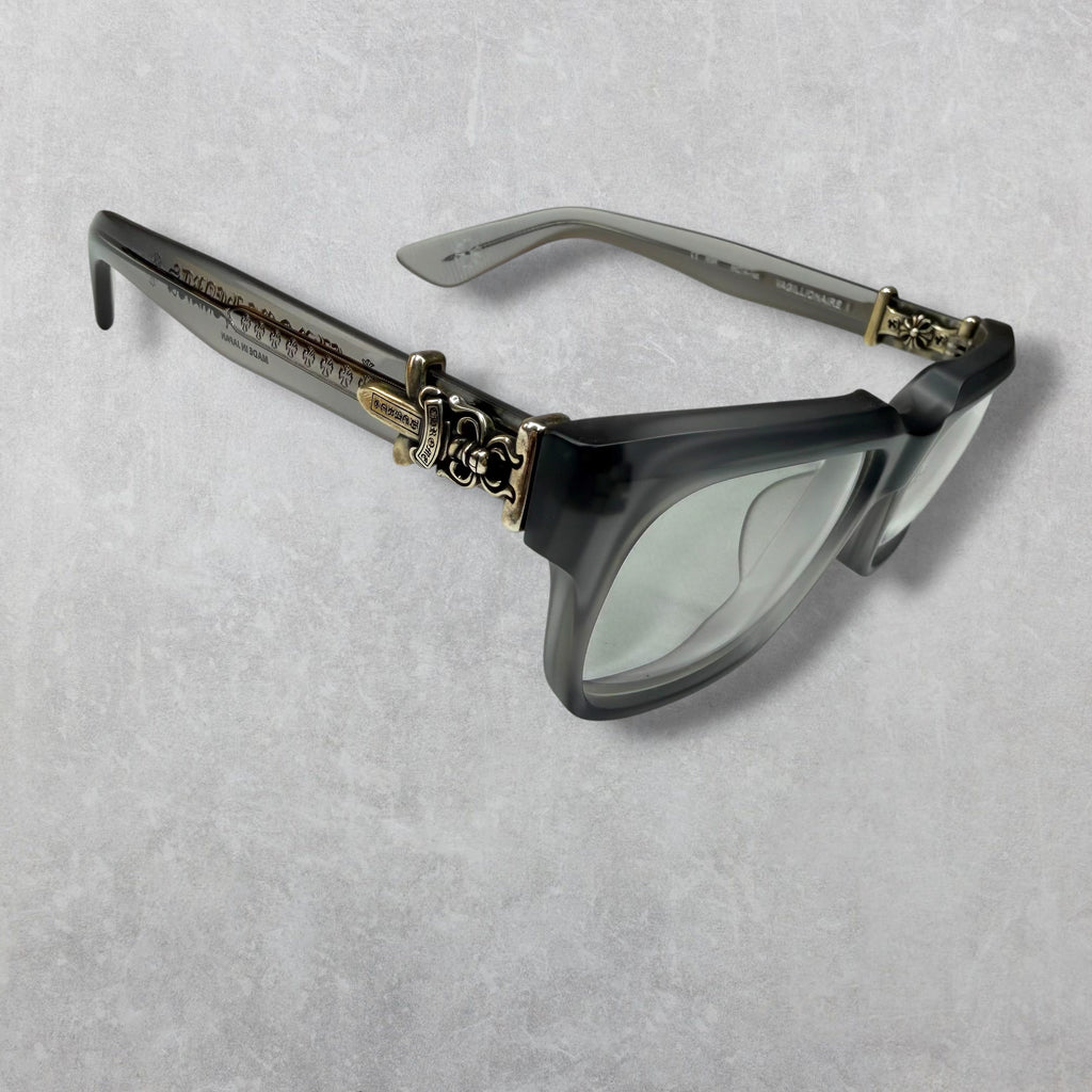 Chrome Hearts Vagillionaire I Matte Grey Glasses