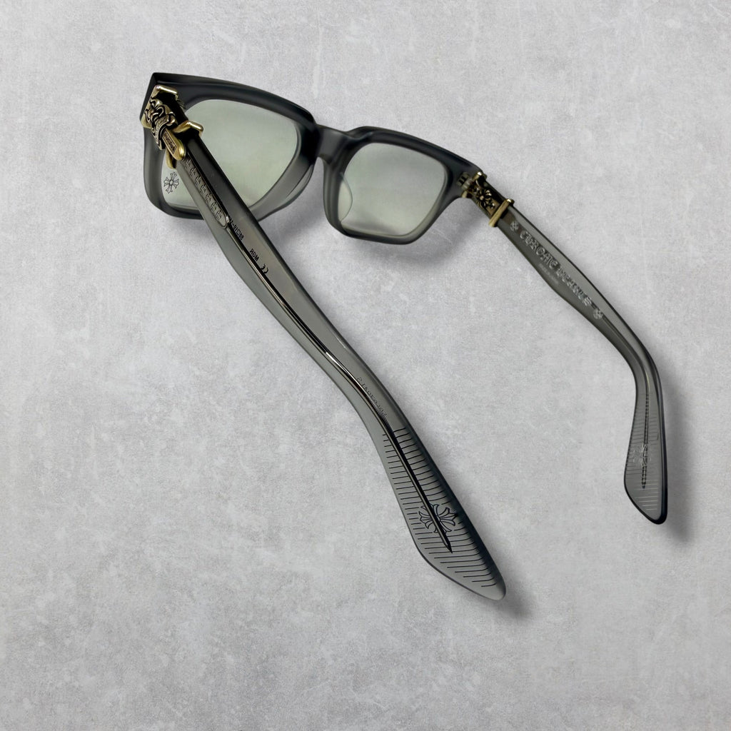 Chrome Hearts Vagillionaire I Matte Grey Glasses