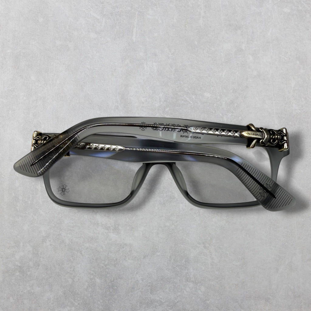 Chrome Hearts Vagillionaire I Matte Grey Glasses