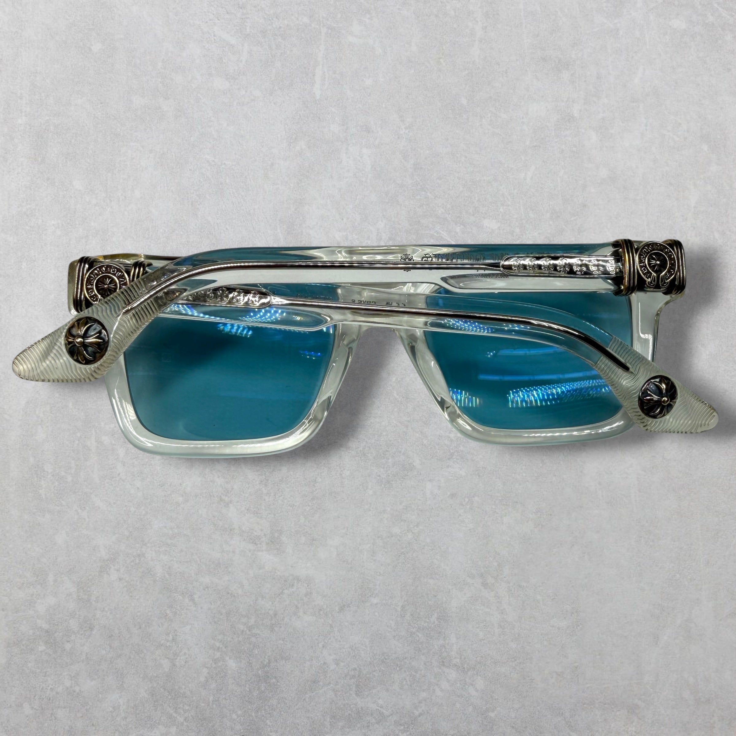 Chrome Hearts Hallamanass Crystal Sunglasses