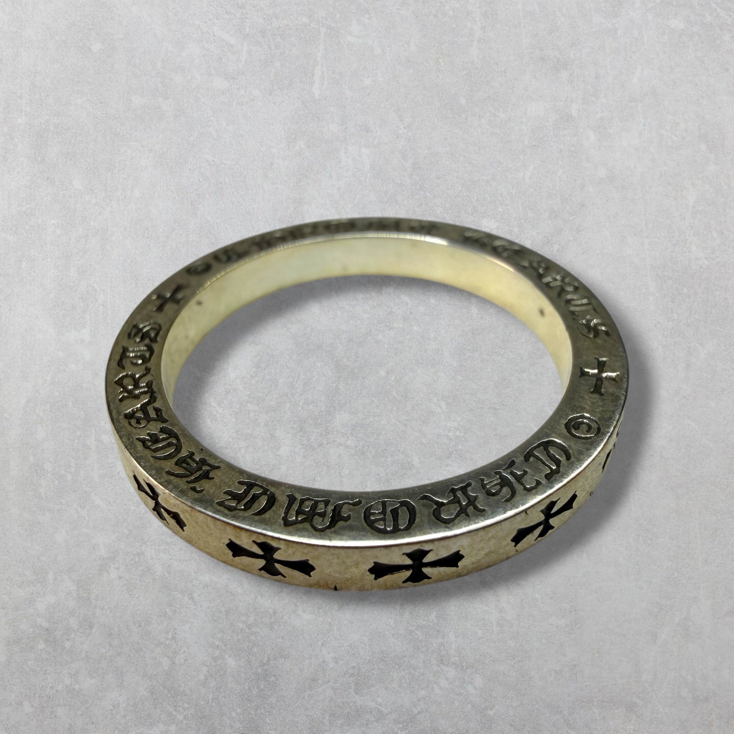 Chrome Hearts LA Fuck You 3MM Spacer Ring 11.5