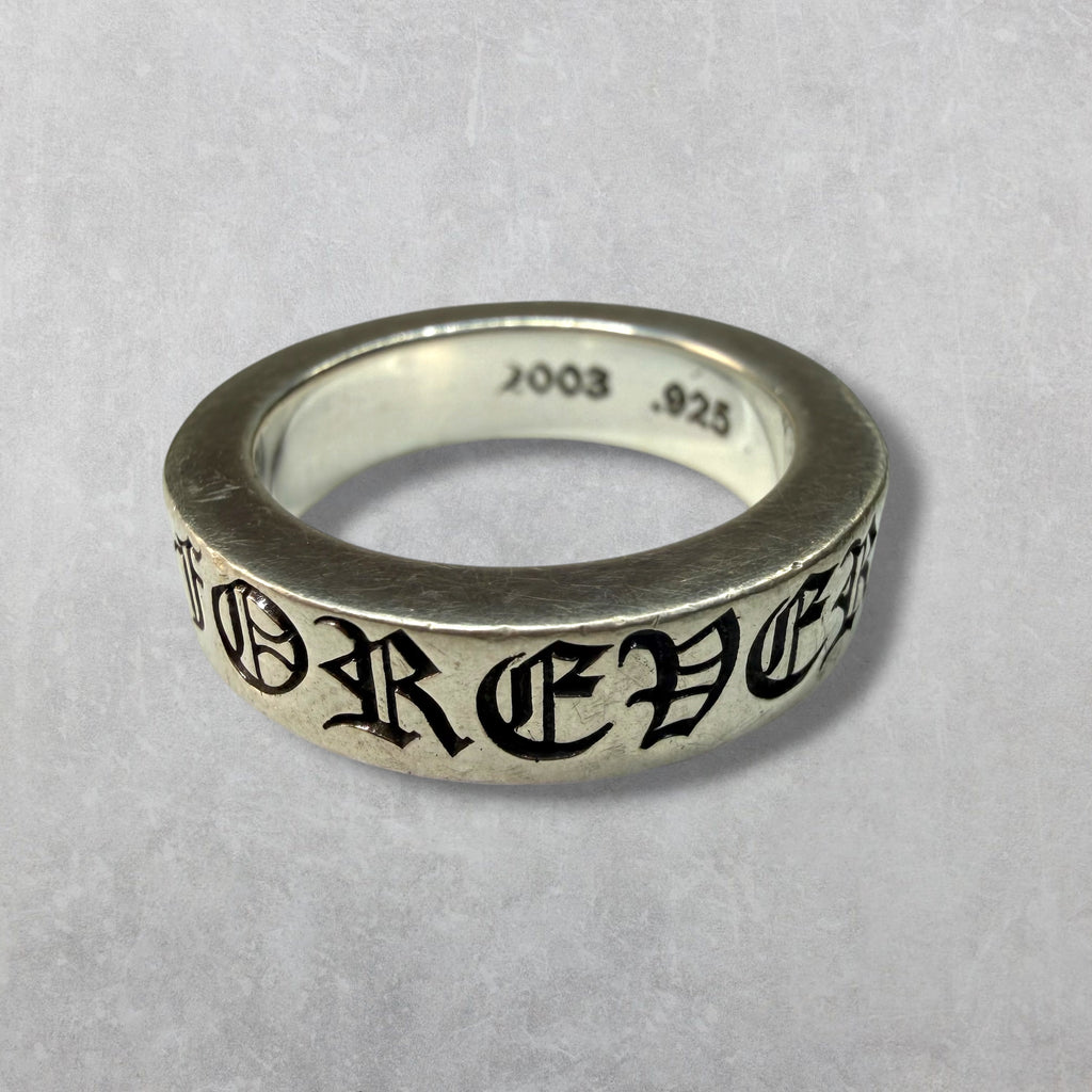 Chrome Hearts Forever 6MM Spacer Ring 8