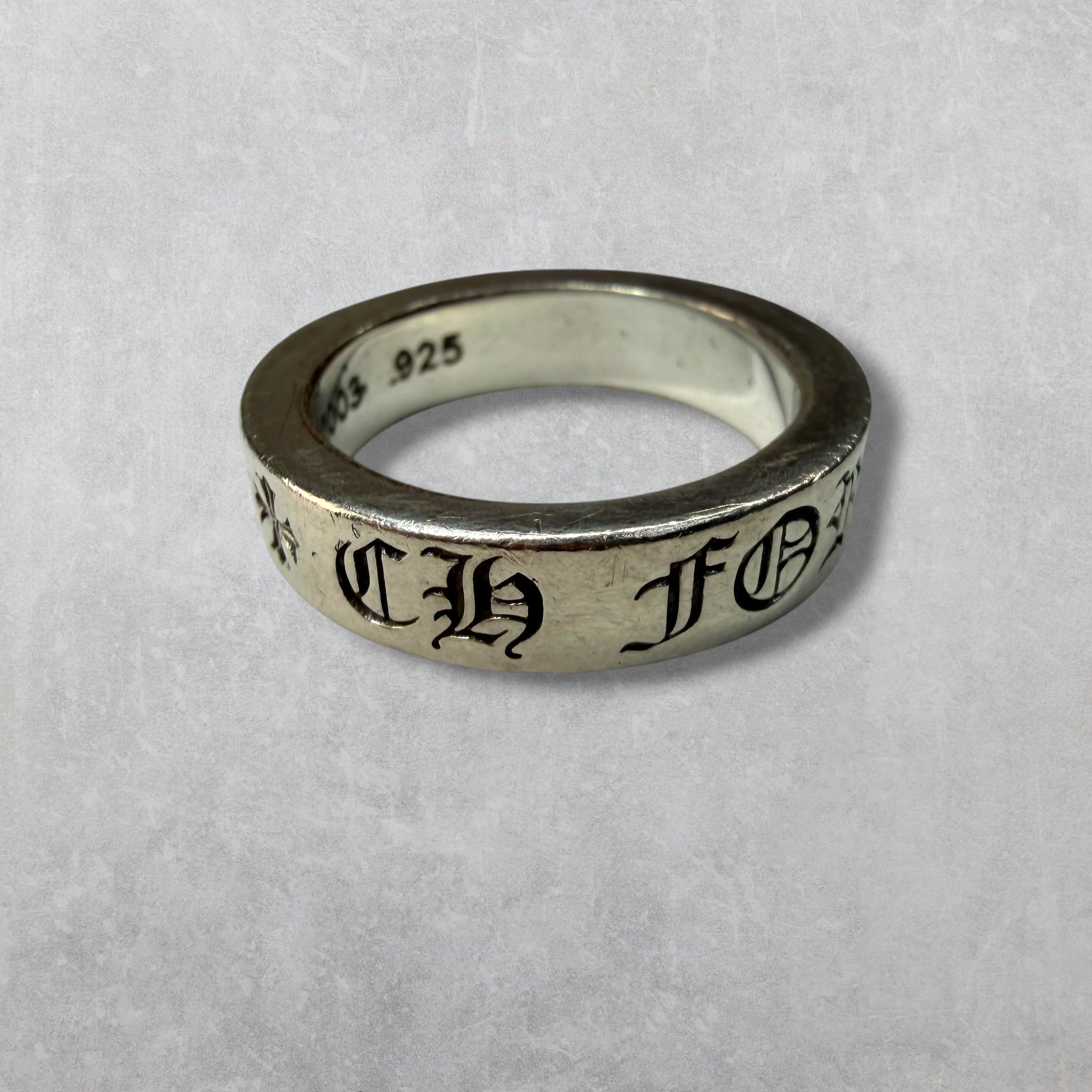 Chrome Hearts Forever 6MM Spacer Ring 9.5