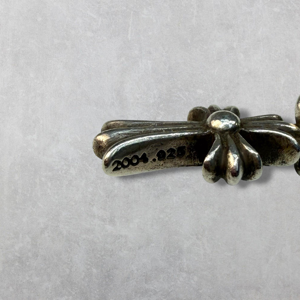 Chrome Hearts Baby Fat Cross w/ Roll Chain