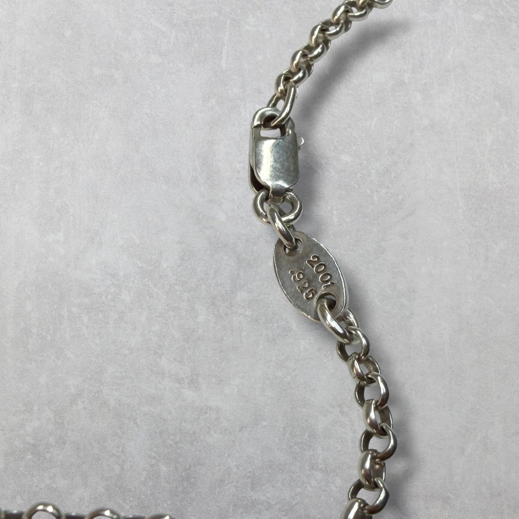 Chrome Hearts Baby Fat Cross w/ Roll Chain