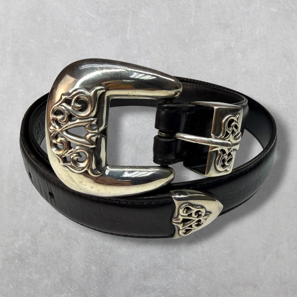 Vintage Chrome Hearts 3-Piece Western 1in Belt