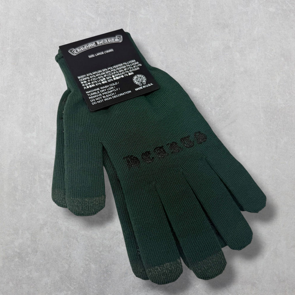 Chrome Hearts Green Work Gloves