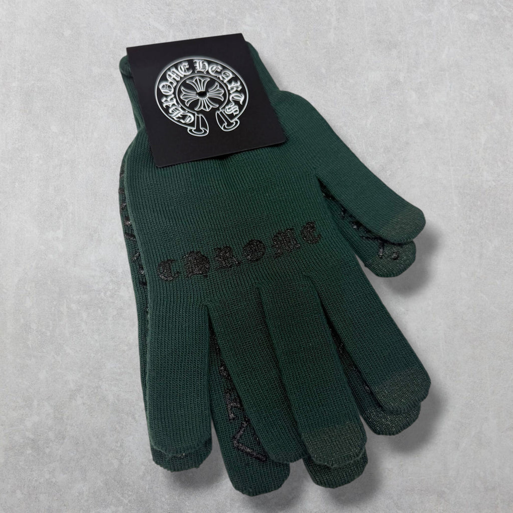 Chrome Hearts Green Work Gloves