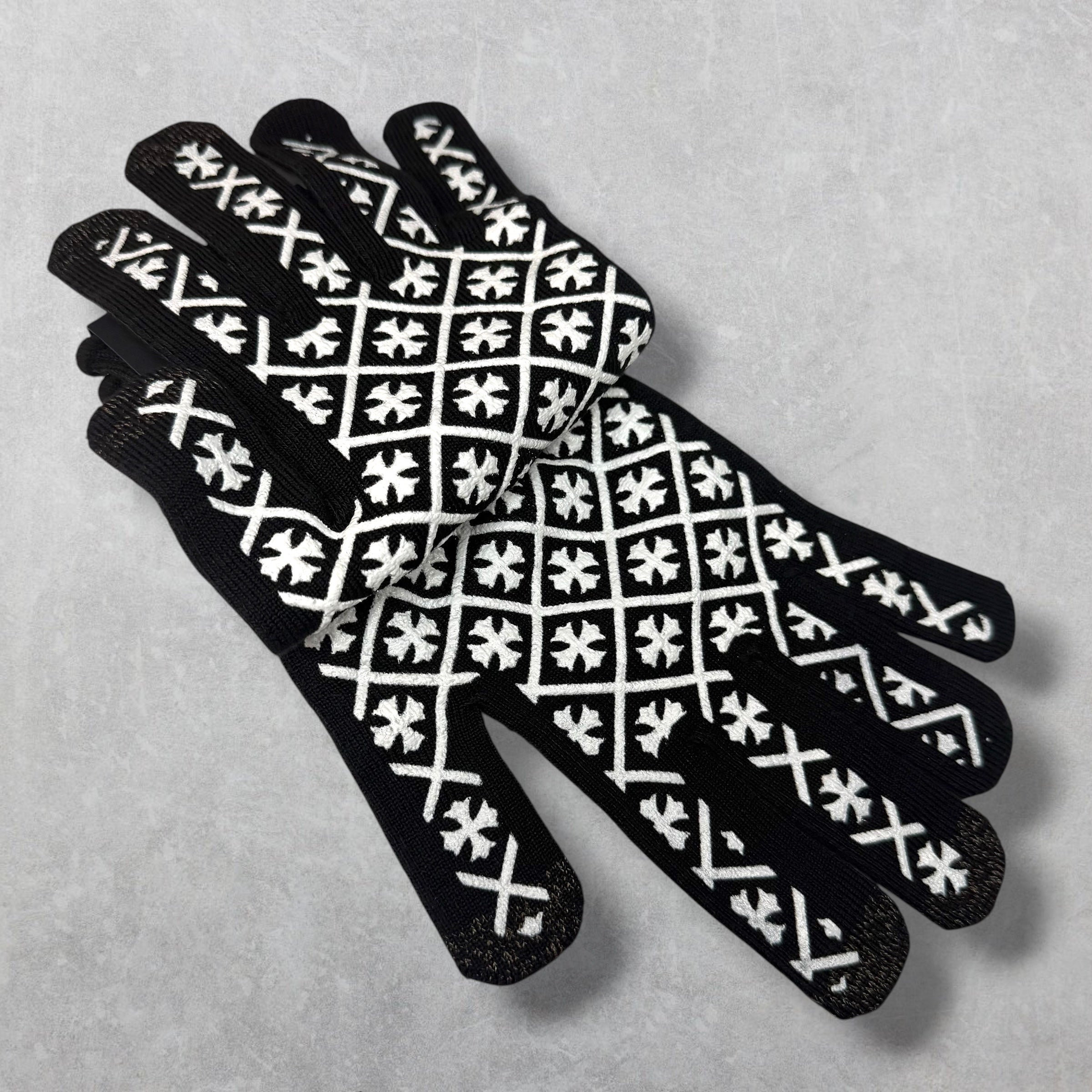 Chrome Hearts Black Work Gloves