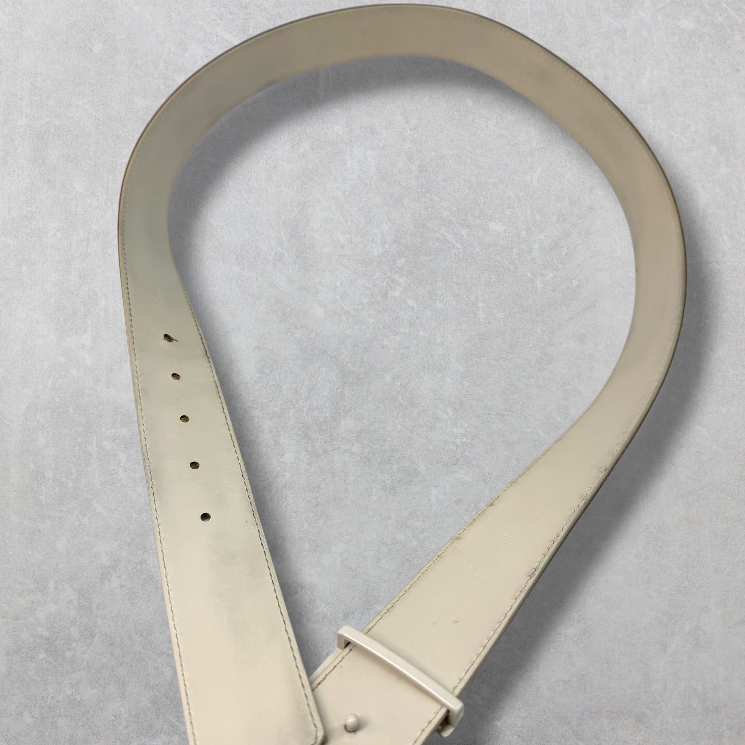 Louis Vuitton LV Shape Monogram 4MM Prism Belt 32 (90)
