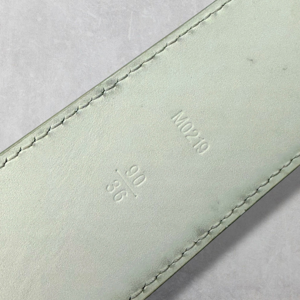 Louis Vuitton LV Shape Monogram 4MM Prism Belt 32 (90)