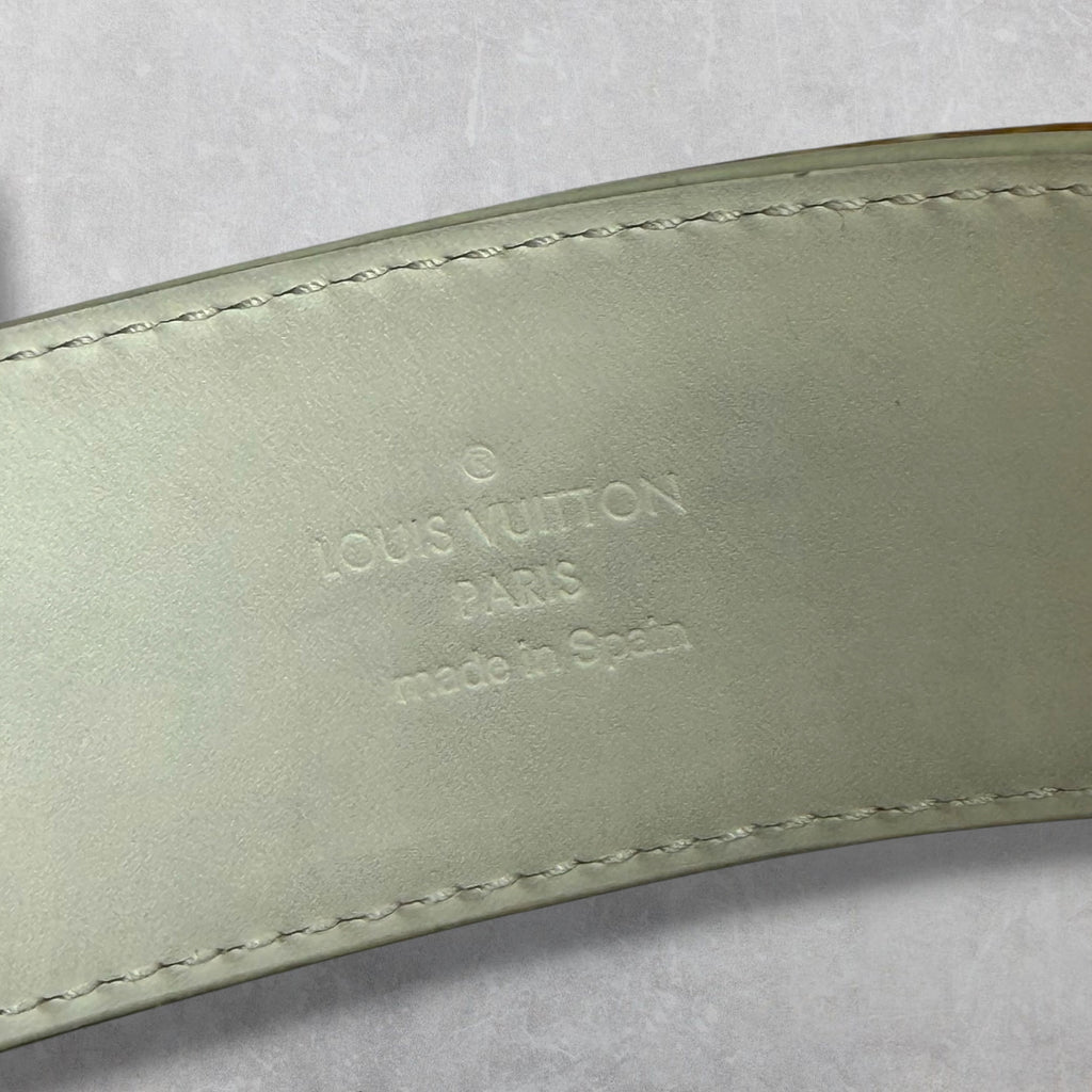 Louis Vuitton LV Shape Monogram 4MM Prism Belt 32 (90)