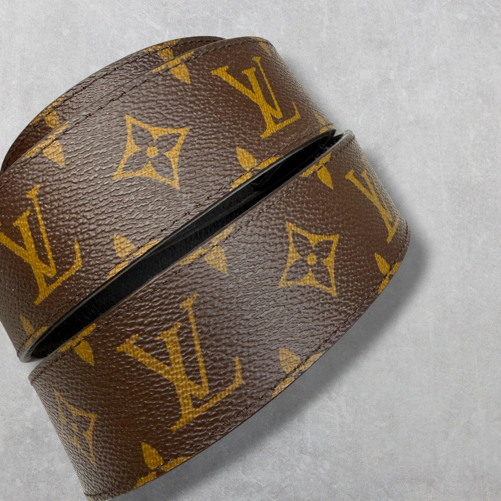 Louis Vuitton Orange LV Shape 40MM Monogram Belt 34 (95)