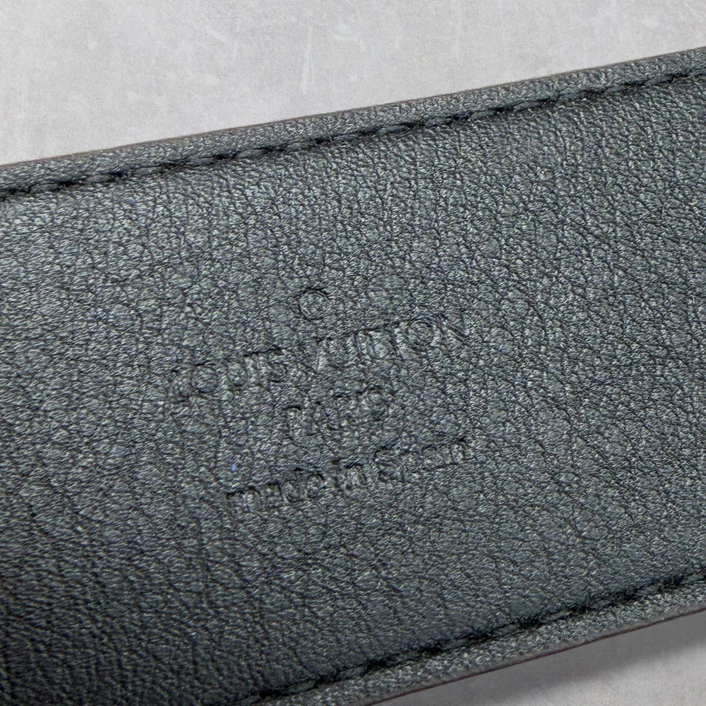 Louis Vuitton Orange LV Shape 40MM Monogram Belt 34 (95)