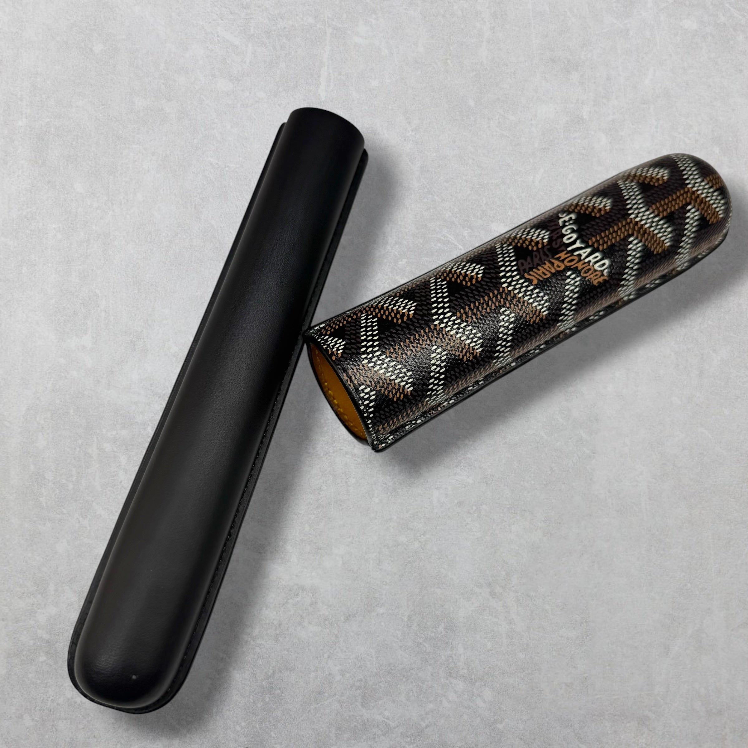 Goyard Churchill Single Cigar Case Black