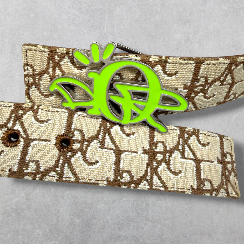 Cactus Jack Dior Belt w/ Green Buckle 32 (90)