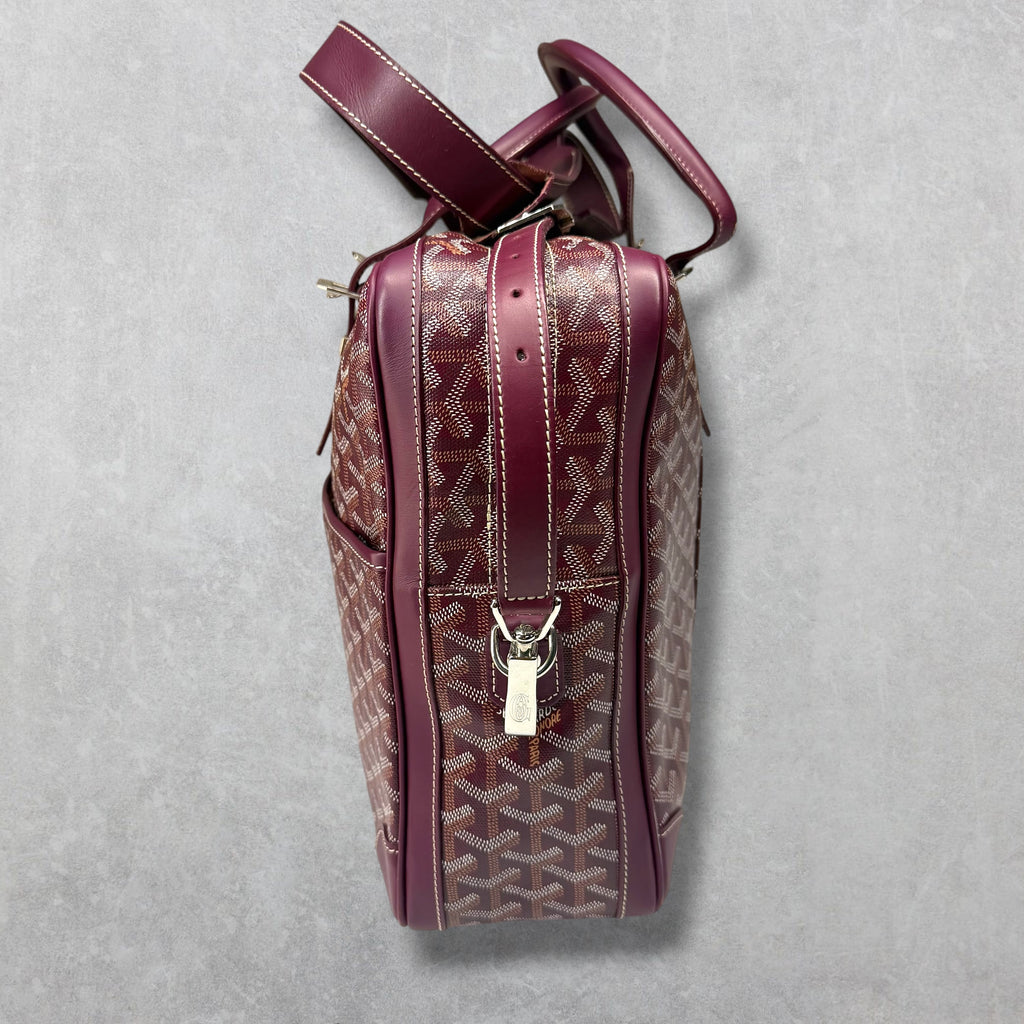 Goyard Bordeaux Ambassade PM w/ Cuir MM Strap