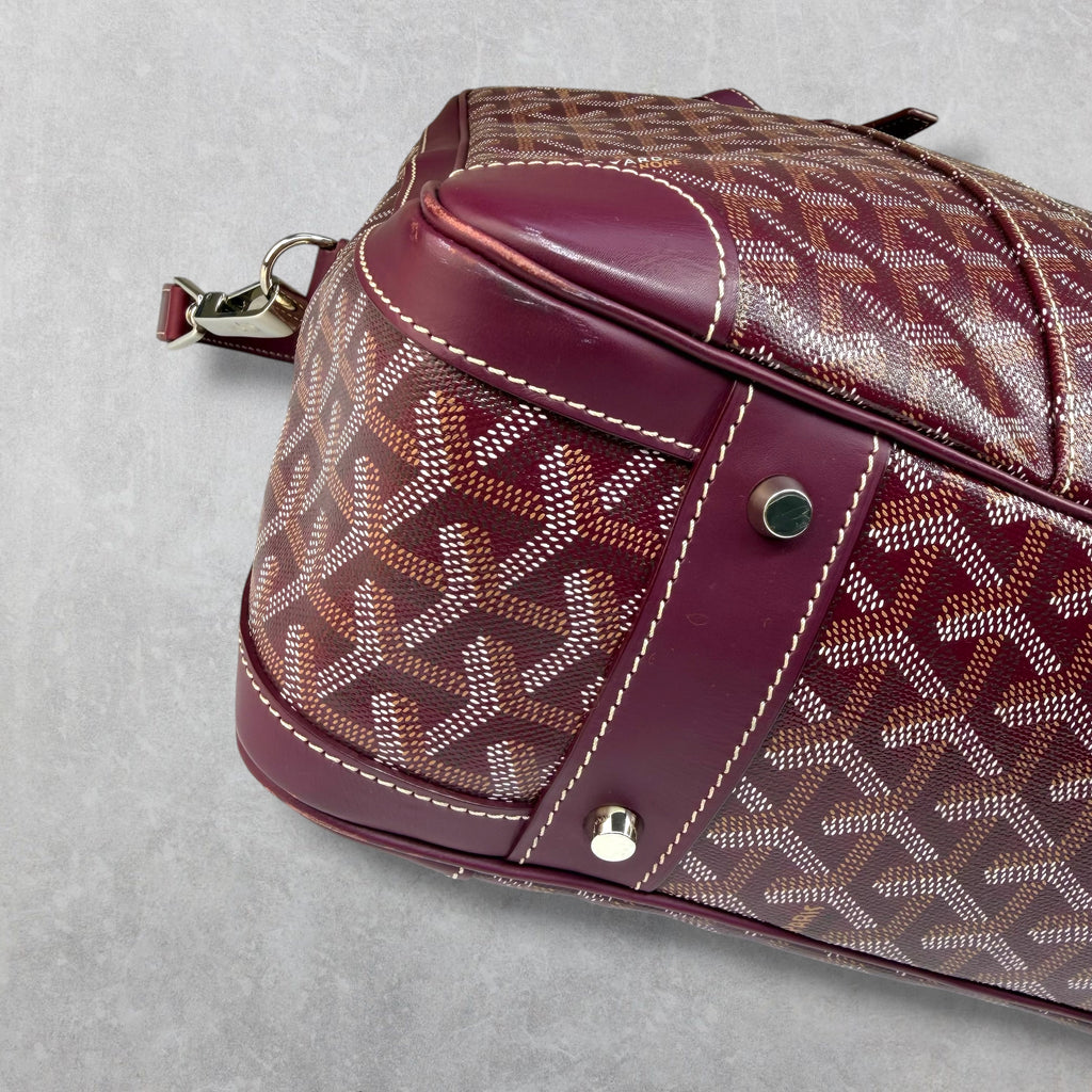 Goyard Bordeaux Ambassade PM w/ Cuir MM Strap