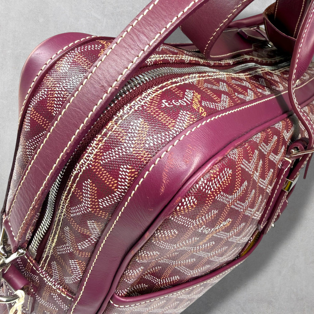 Goyard Bordeaux Ambassade PM w/ Cuir MM Strap