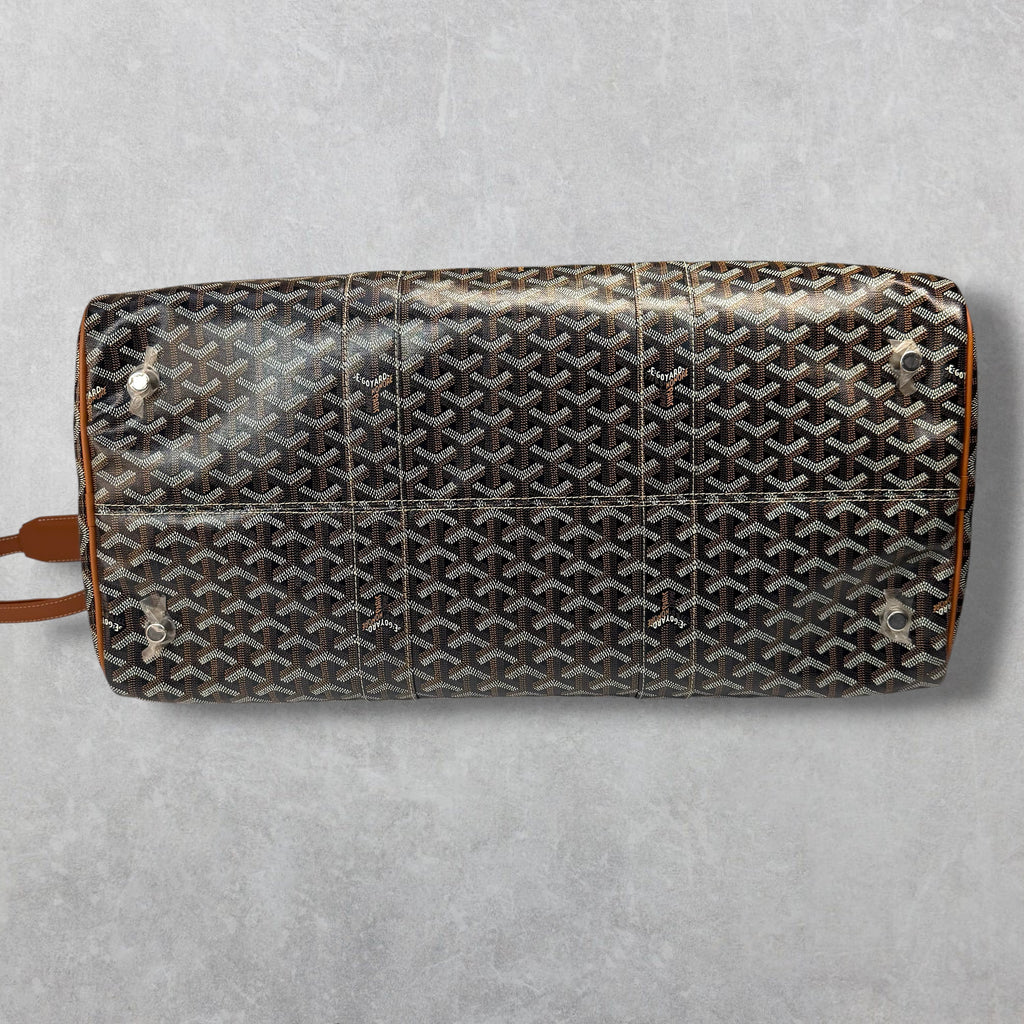 Goyard Boston 50 Duffle w/ Cuir MM Strap