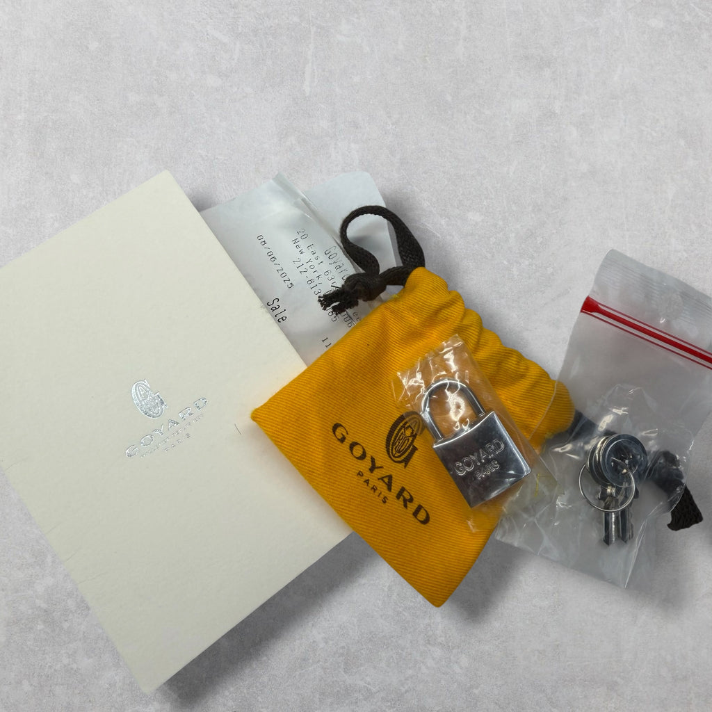 Goyard Boston 50 Duffle w/ Cuir MM Strap