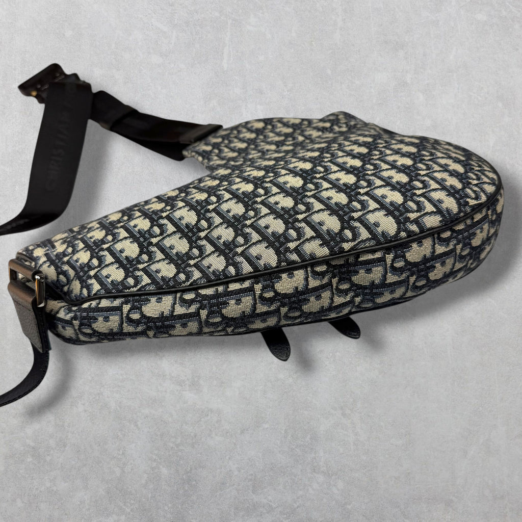 Dior Oblique Maxi Saddle Bag