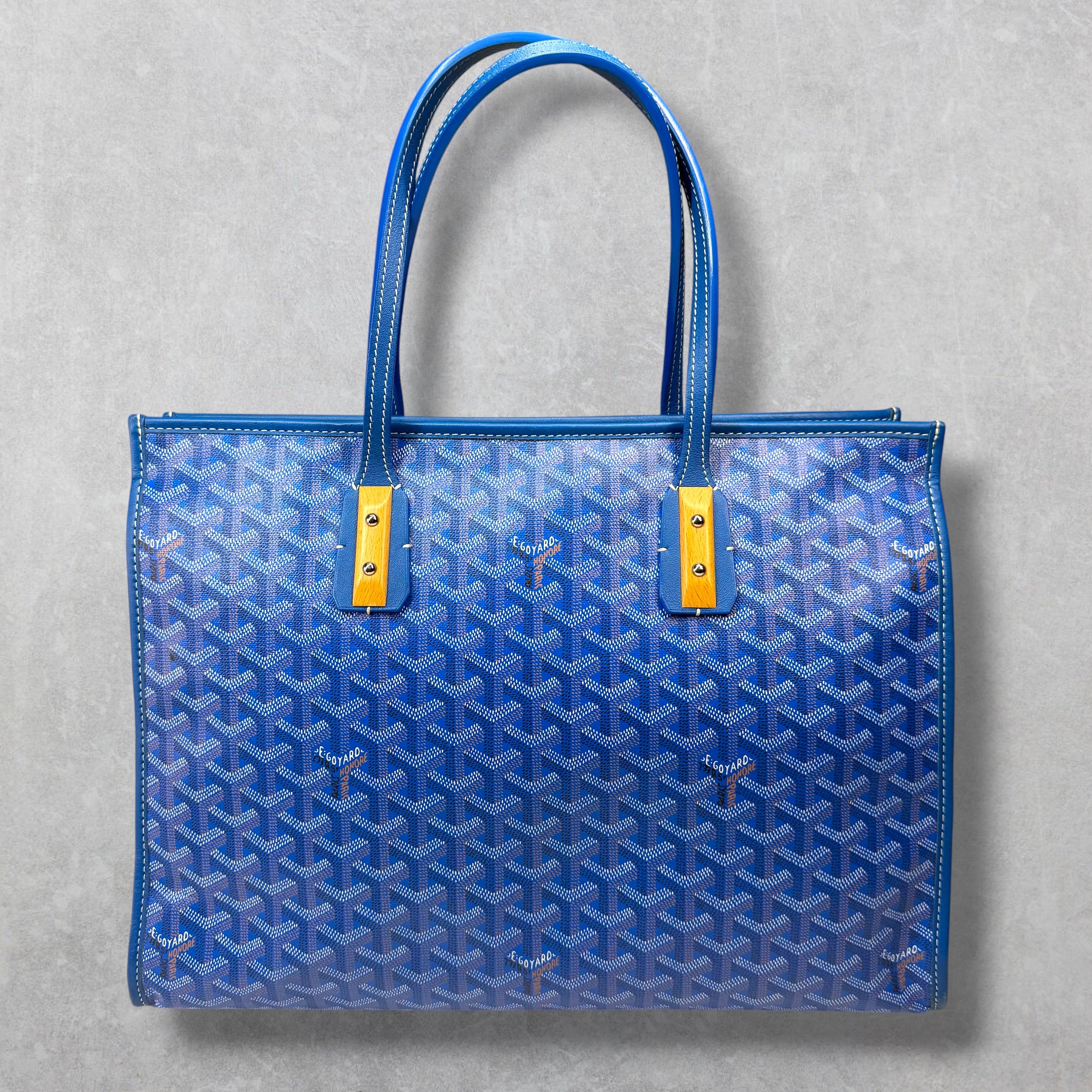 Goyard Sky Blue Marquises Tote Bag