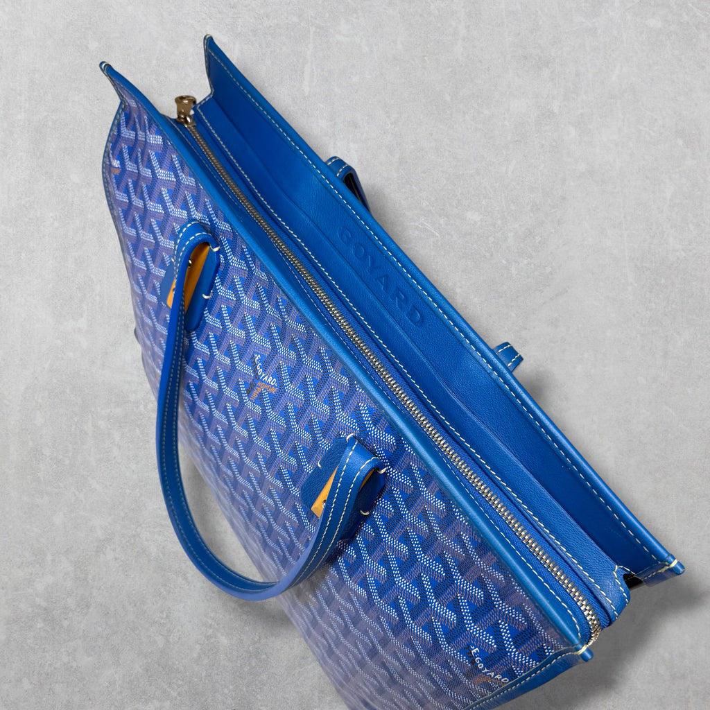 Goyard Sky Blue Marquises Tote Bag