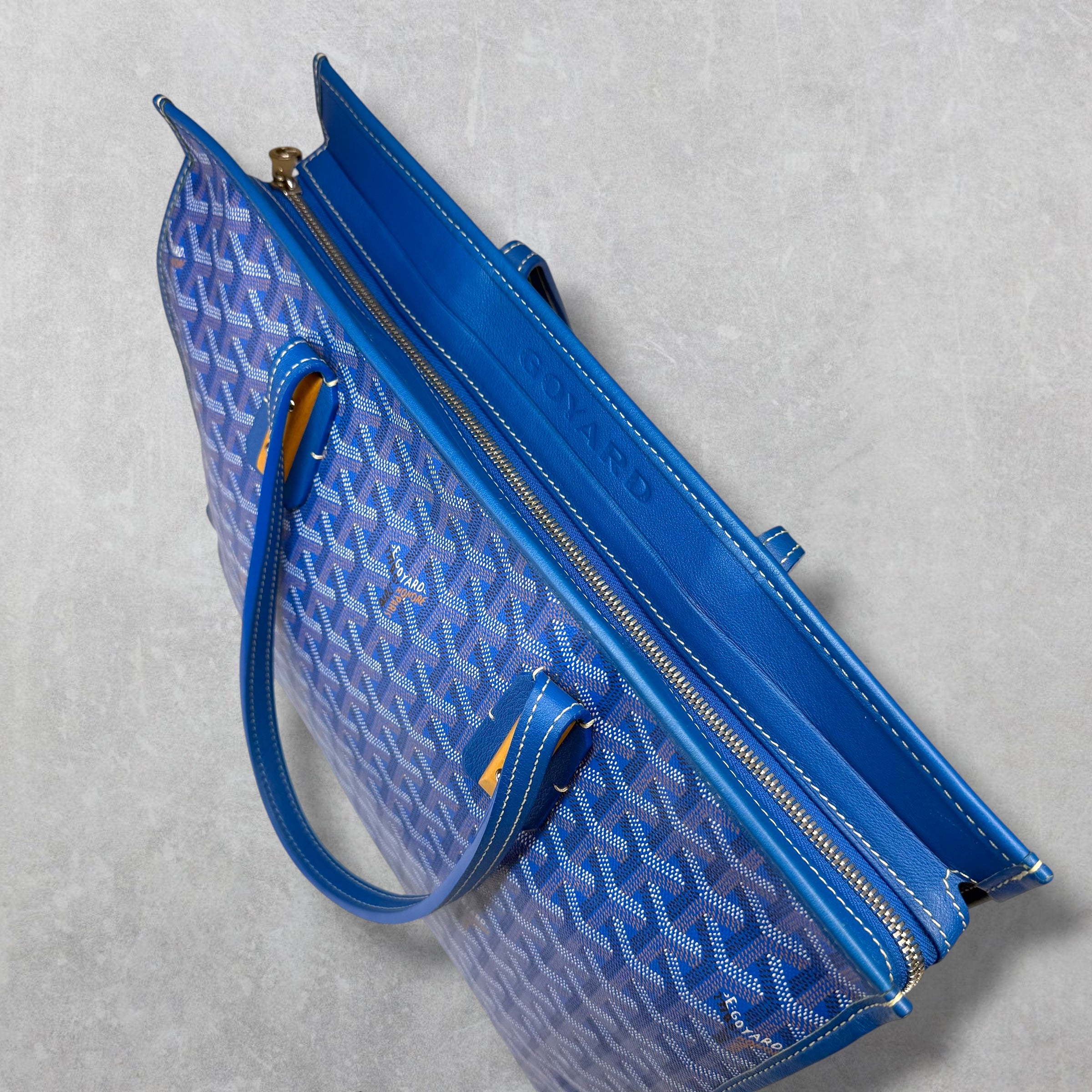 Goyard Sky Blue Marquises Tote Bag