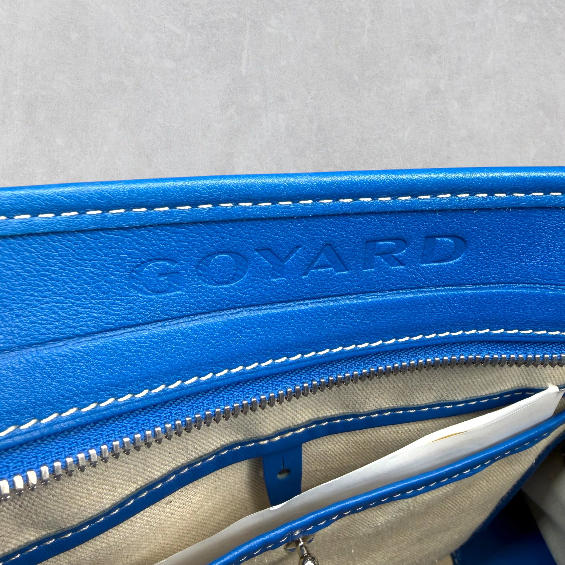 Goyard Sky Blue Marquises Tote Bag
